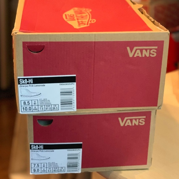 Vans SK8-HI SHERPA GIRL GANG SKATE SHOES PINK - Picture 5 of 8